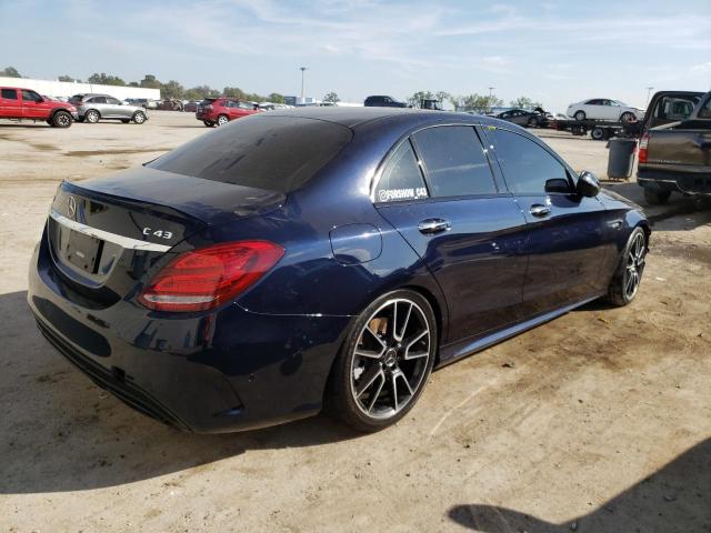 55SWF6EBXJU254967 - 2018 MERCEDES-BENZ C 43 4MATIC AMG BLUE photo 3