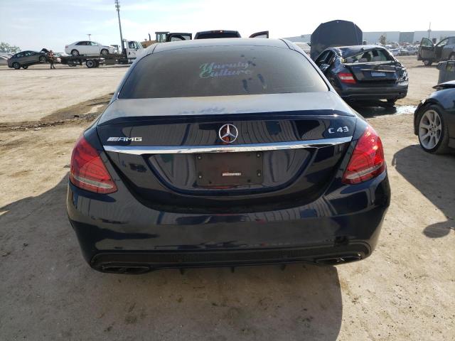 55SWF6EBXJU254967 - 2018 MERCEDES-BENZ C 43 4MATIC AMG BLUE photo 6