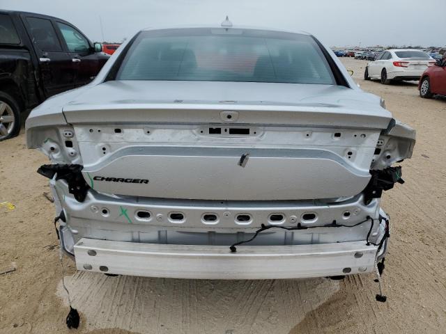 2C3CDXBG4PH551448 - 2023 DODGE CHARGER SXT SILVER photo 6