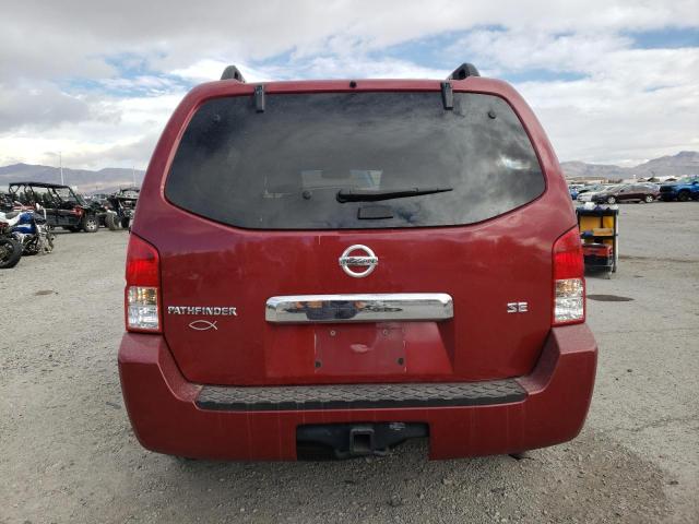 5N1AR18U06C643474 - 2006 NISSAN PATHFINDER LE ბურგუნდია ფოტო 6