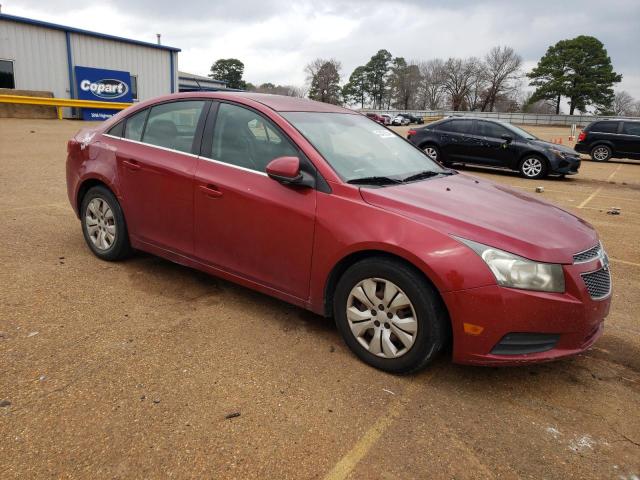 1G1PE5SB9E7368633 - 2014 CHEVROLET CRUZE LT RED photo 4