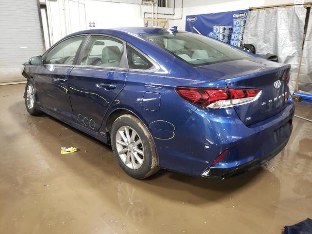 5NPE24AF3KH770063 - 2019 HYUNDAI SONATA SE BLUE photo 2