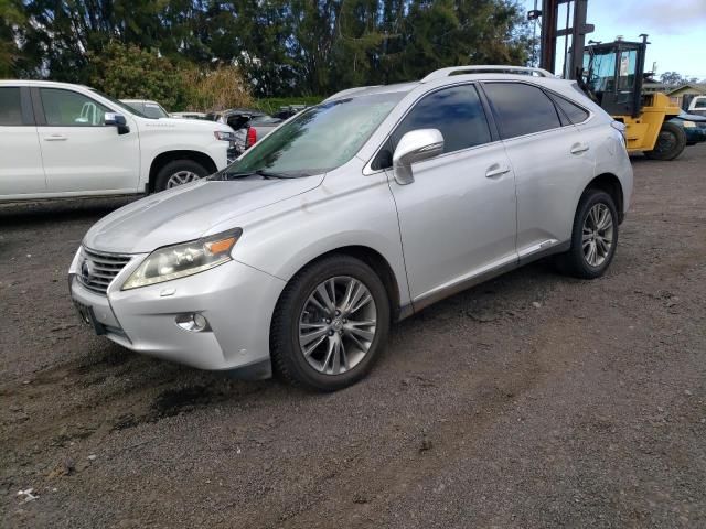 JTJBC1BA7D2062899 - 2013 LEXUS RX 450 SILVER photo 1