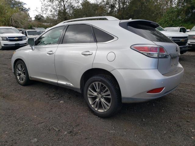 JTJBC1BA7D2062899 - 2013 LEXUS RX 450 SILVER photo 2