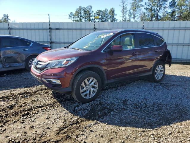 2HKRM4H76FH609982 - 2015 HONDA CR-V EXL RED photo 1