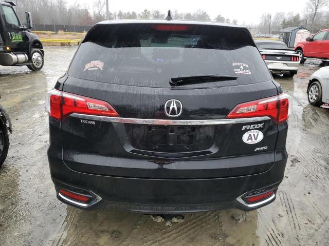 5J8TB4H32HL008464 - 2017 ACURA RDX BLACK photo 6