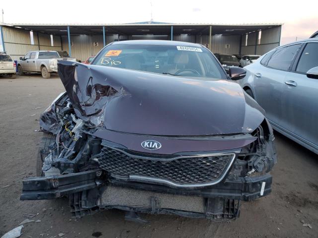 5XXGN4A76FG357368 - 2015 KIA OPTIMA EX PURPLE photo 5