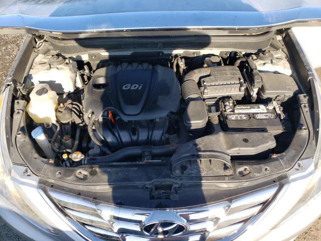 5NPEC4AC9DH631965 - 2013 HYUNDAI SONATA SE SILVER photo 11