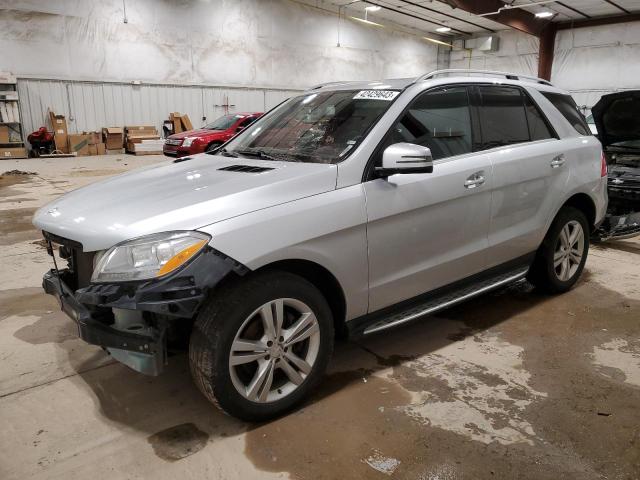 4JGDA5HB9EA389445 - 2014 MERCEDES-BENZ ML 350 4MATIC SILVER photo 1