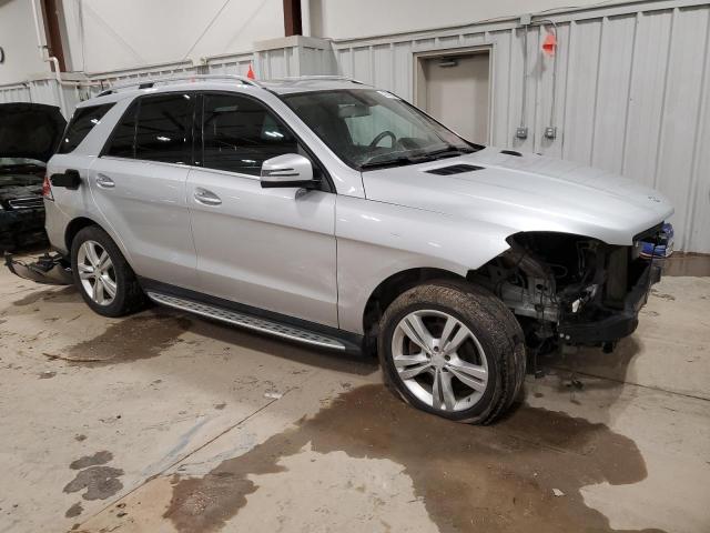 4JGDA5HB9EA389445 - 2014 MERCEDES-BENZ ML 350 4MATIC SILVER photo 4