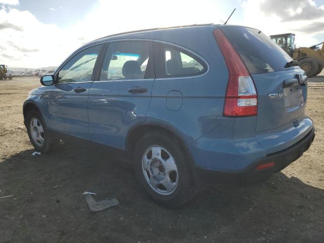 JHLRE38328C054700 - 2008 HONDA CR-V LX BLUE photo 2