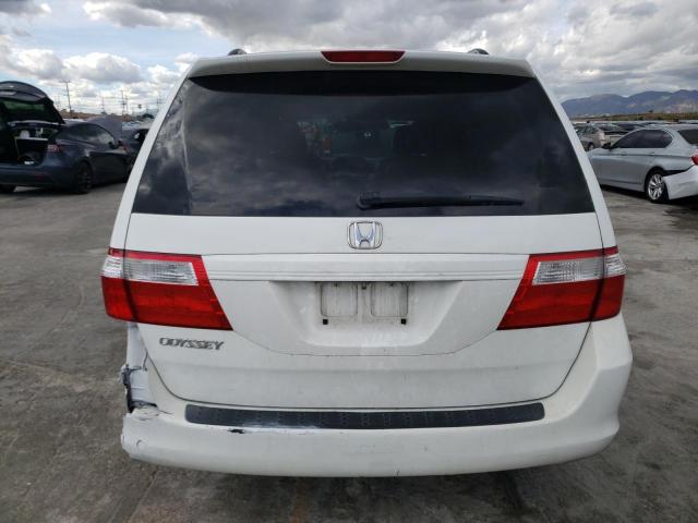 5FNRL38676B424665 - 2006 HONDA ODYSSEY EXL WHITE photo 6