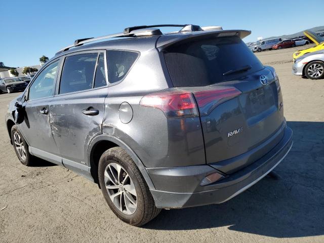 JTMRJREV5HD083183 - 2017 TOYOTA RAV4 HV LE GRAY photo 2