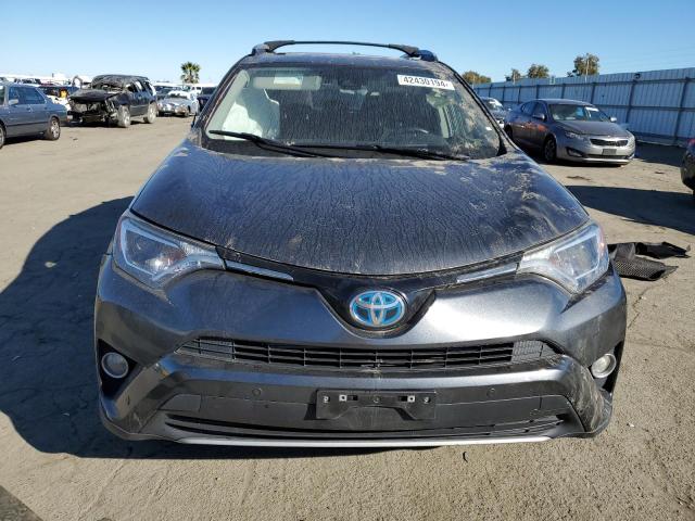 JTMRJREV5HD083183 - 2017 TOYOTA RAV4 HV LE GRAY photo 5