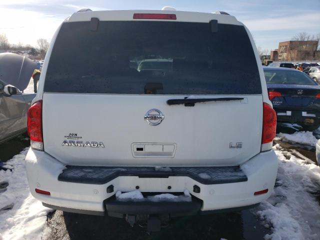 5N1AA08C28N629673 - 2008 NISSAN ARMADA SE WHITE photo 6