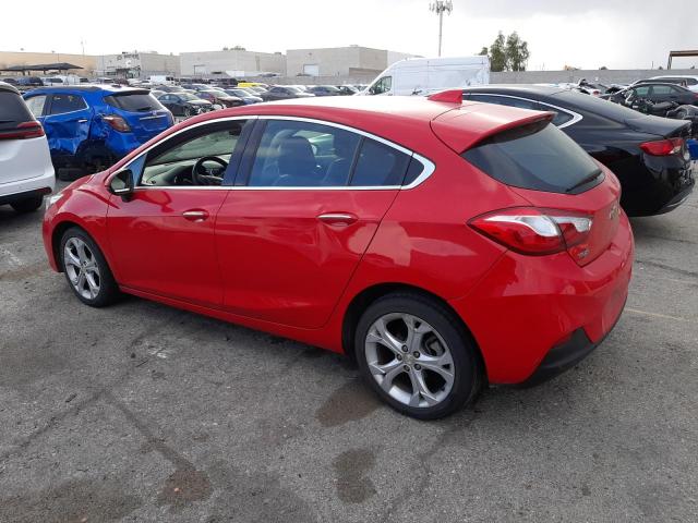 3G1BF6SM2JS626663 - 2018 CHEVROLET CRUZE PREMIER RED photo 2