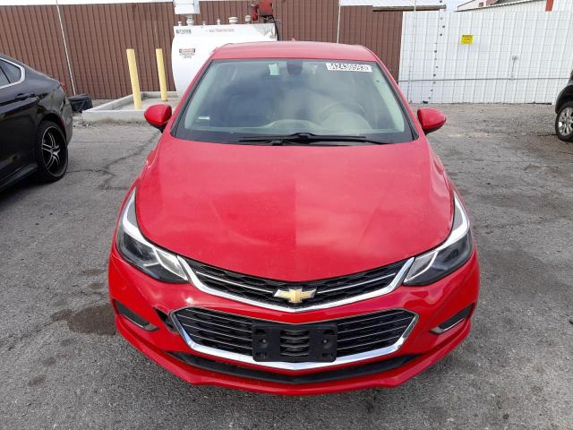 3G1BF6SM2JS626663 - 2018 CHEVROLET CRUZE PREMIER RED photo 5