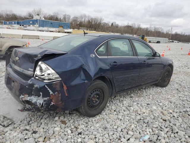 2G1WB58K681353827 - 2008 CHEVROLET IMPALA LS BLUE photo 3