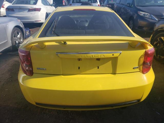 JTDDR32T150182086 - 2005 TOYOTA CELICA GT YELLOW photo 6