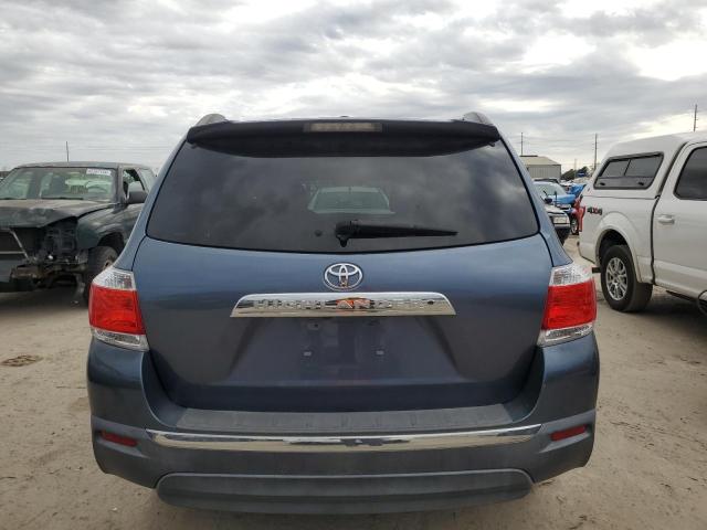 5TDZA3EH7BS015230 - 2011 TOYOTA HIGHLANDER BASE BLUE photo 6