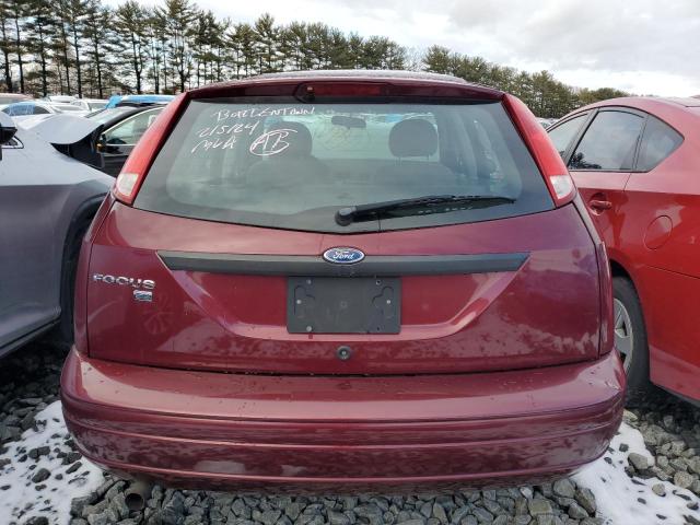 1FAFP37N07W159011 - 2007 FORD FOCUS ZX5 RED photo 6