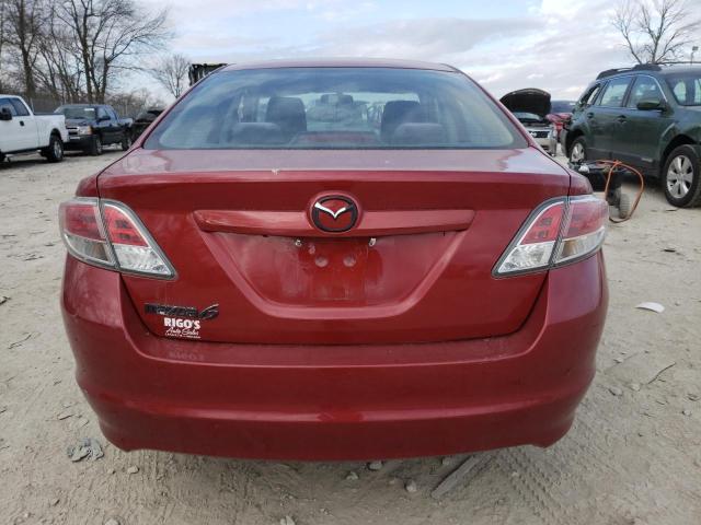 1YVHZ8BH0A5M40535 - 2010 MAZDA 6 I RED photo 6