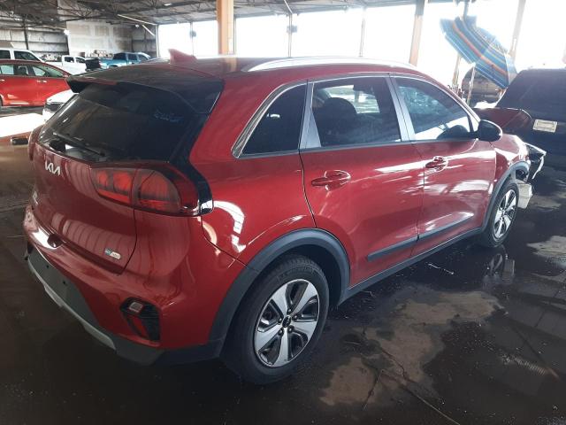 KNDCB3LC0N5502838 - 2022 KIA NIRO LX RED photo 3