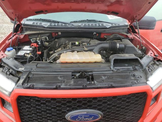 1FTEW1EP8KKC13415 - 2019 FORD F150 SUPERCREW RED photo 11