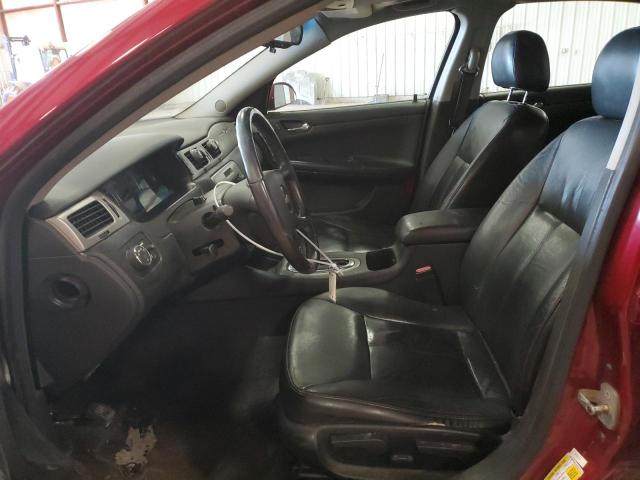 2G1WT58K189252113 - 2008 CHEVROLET IMPALA LT BURGUNDY photo 7