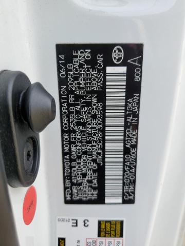 JTKJF5C78F3093598 - 2015 TOYOTA SCION TC 白色 照片 12