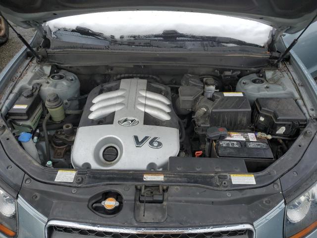 5NMSH73E27H055741 - 2007 HYUNDAI SANTA FE SE SILVER photo 12