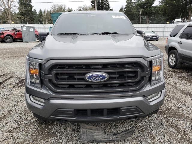 1FTFW1E83NKE76512 - 2022 FORD F150 SUPERCREW GRAY photo 5