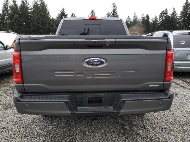 1FTFW1E83NKE76512 - 2022 FORD F150 SUPERCREW GRAY photo 6