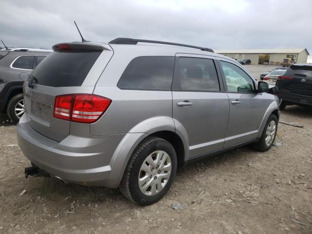 3C4PDCAB8HT556995 - 2017 DODGE JOURNEY SE SILVER photo 3