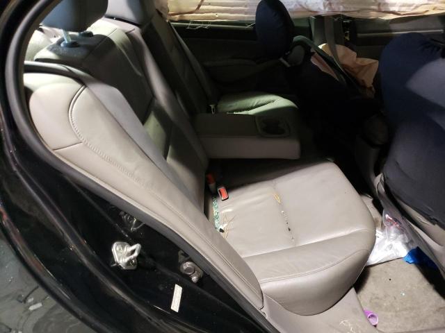 2HGFA16908H350837 - 2008 HONDA CIVIC EXL შავი ფოტო 10