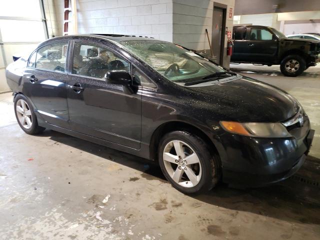 2HGFA16908H350837 - 2008 HONDA CIVIC EXL შავი ფოტო 4