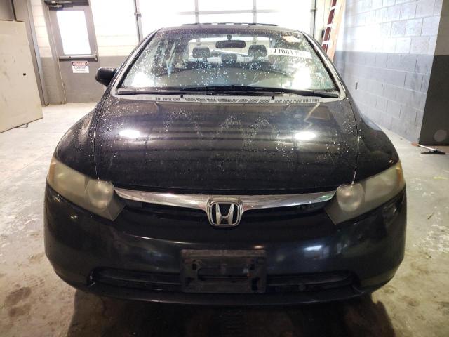 2HGFA16908H350837 - 2008 HONDA CIVIC EXL შავი ფოტო 5