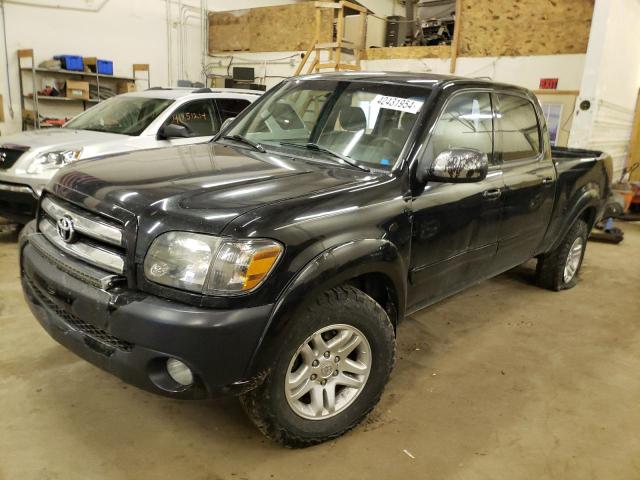 5TBDT44186S515121 - 2006 TOYOTA TUNDRA DOUBLE CAB SR5 BLACK photo 1