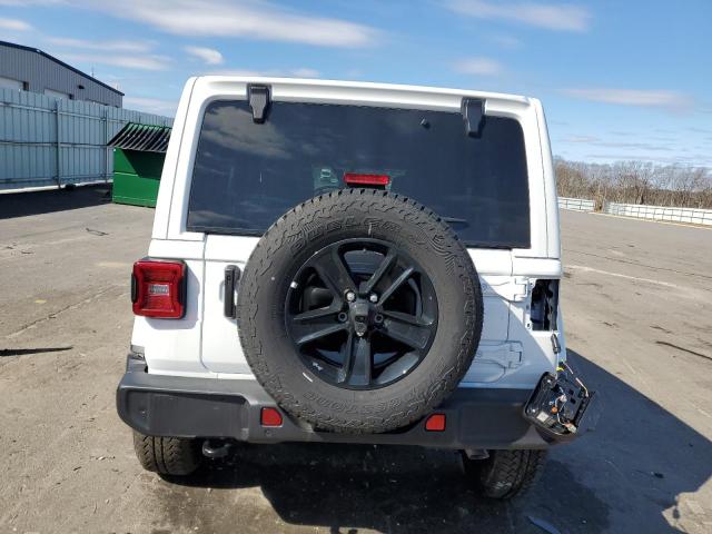1C4HJXEG6NW185304 - 2022 JEEP WRANGLER U SAHARA WHITE photo 6