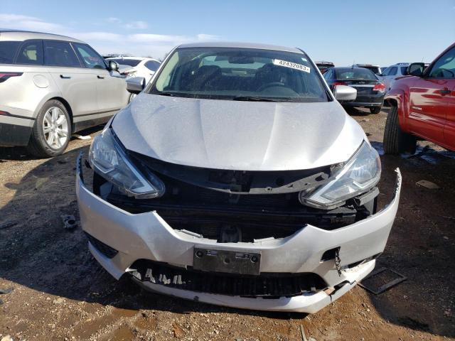 3N1AB7AP8HY369163 - 2017 NISSAN SENTRA S SILVER photo 5