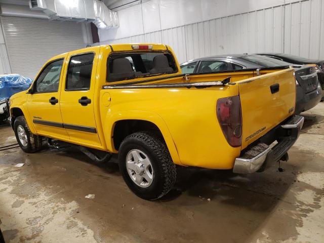 1GTDT136458254382 - 2005 GMC CANYON YELLOW photo 2