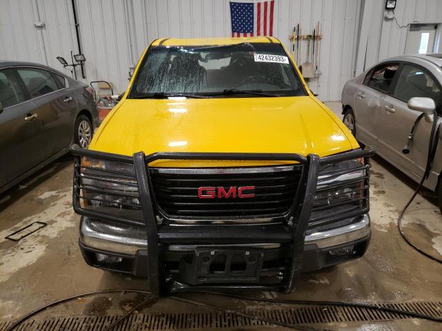 1GTDT136458254382 - 2005 GMC CANYON YELLOW photo 5