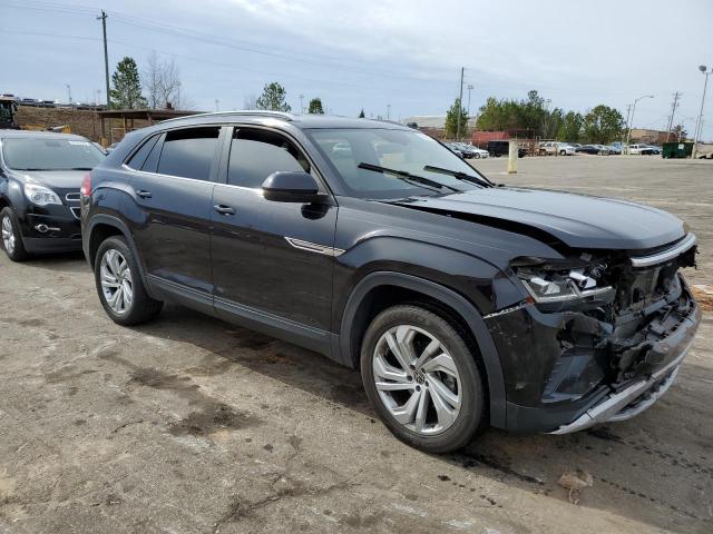 1V24C2CA4LC204374 - 2020 VOLKSWAGEN ATLAS CROS SE Черный фото 4