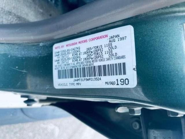 JA4MT31P9WP013524 - 1998 MITSUBISHI MONTERO SPORT LS GREEN photo 10