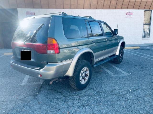 JA4MT31P9WP013524 - 1998 MITSUBISHI MONTERO SPORT LS GREEN photo 4