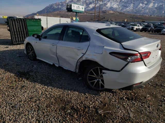 4T1F31AKXNU570512 - 2022 TOYOTA CAMRY XLE WHITE photo 2