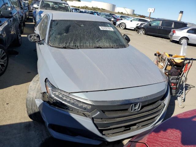 1HGCV1F34MA017374 - 2021 HONDA ACCORD SPORT GRAY photo 5