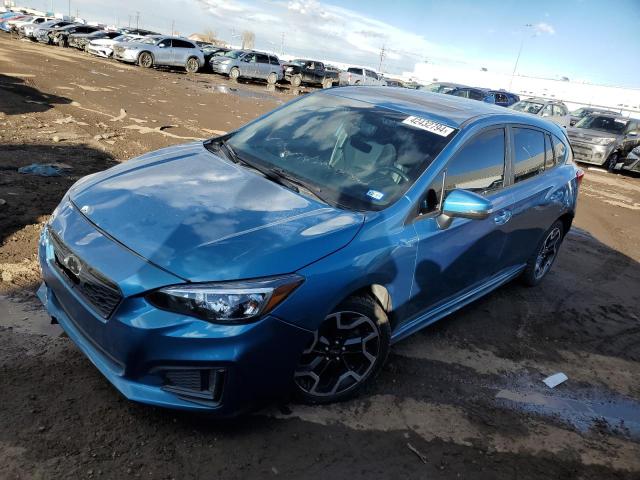 4S3GTAM64J3752391 - 2018 SUBARU IMPREZA SPORT BLUE photo 1