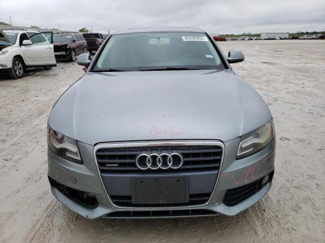 WAULF78K89N017362 - 2009 AUDI A4 2.0T QUATTRO SILVER photo 5