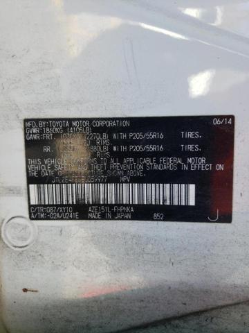 JTLZE4FE0EJ059977 - 2014 TOYOTA SCION XB 白色 照片 12